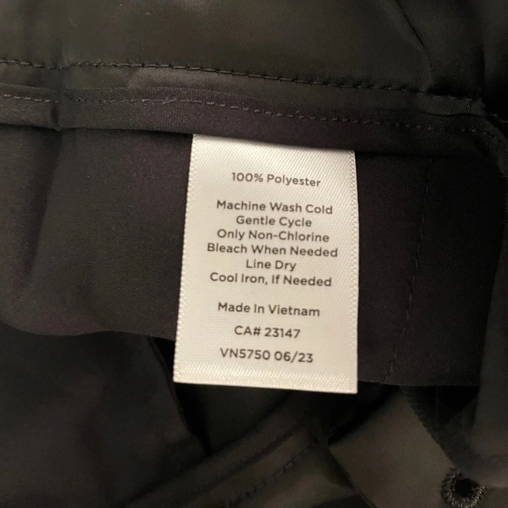 Talbots Black Satin Dress Pants - Picture 6 of 11